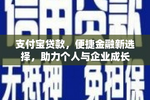 武清支付宝贷款，便捷金融新选择，助力个人与企业成长