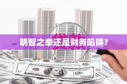 武清明智之举还是财务陷阱？