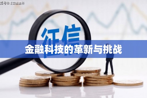 武清金融科技的革新与挑战