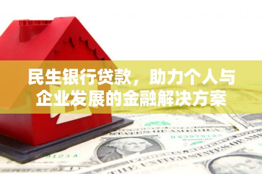 武清民生银行贷款，助力个人与企业发展的金融解决方案