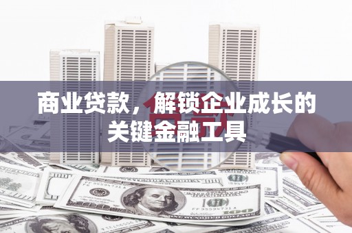 武清商业贷款，解锁企业成长的关键金融工具