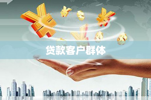 武清贷款客户群体