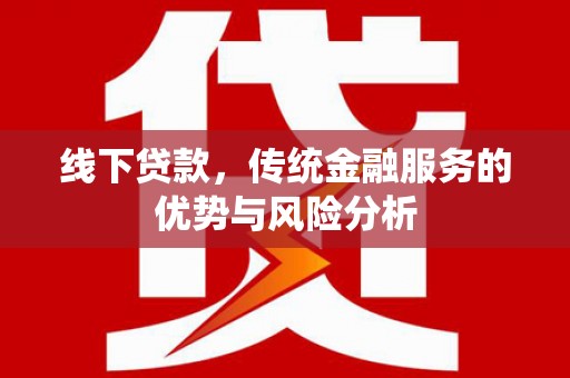 武清线下贷款，传统金融服务的优势与风险分析