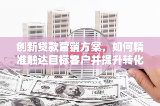 武清创新贷款营销方案，如何精准触达目标客户并提升转化率