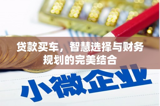 武清贷款买车，智慧选择与财务规划的完美结合
