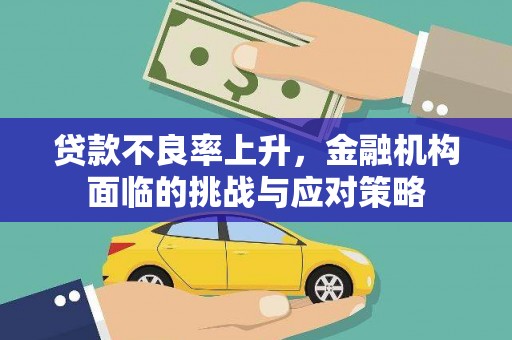 武清贷款不良率上升，金融机构面临的挑战与应对策略