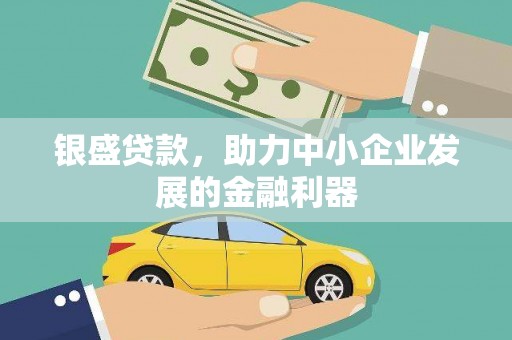 武清银盛贷款，助力中小企业发展的金融利器
