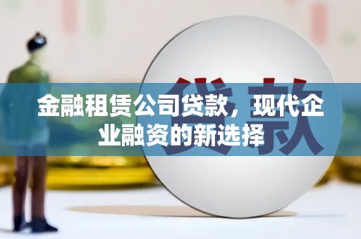 武清金融租赁公司贷款，现代企业融资的新选择