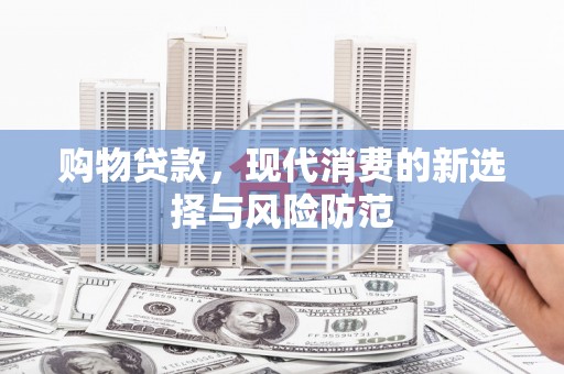 武清购物贷款，现代消费的新选择与风险防范