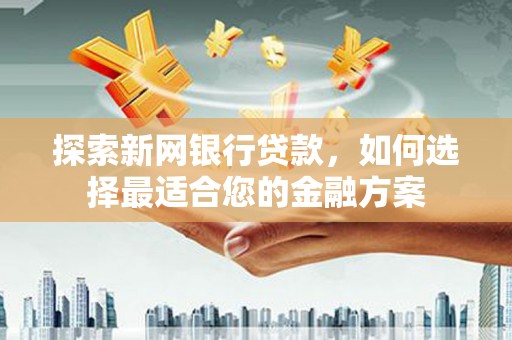 武清探索新网银行贷款，如何选择最适合您的金融方案