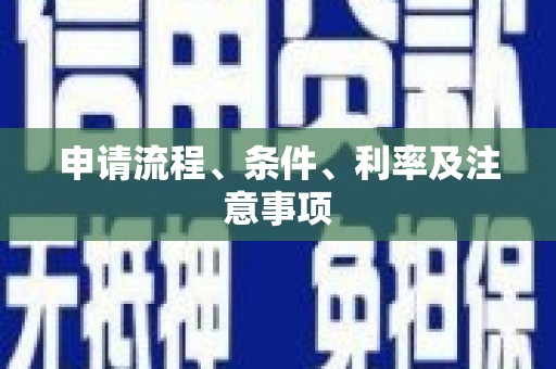 武清申请流程、条件、利率及注意事项
