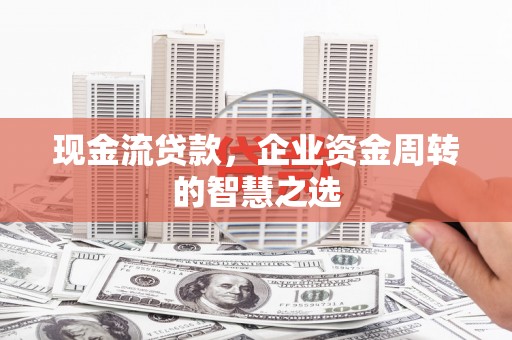 武清现金流贷款，企业资金周转的智慧之选