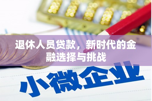 武清退休人员贷款，新时代的金融选择与挑战