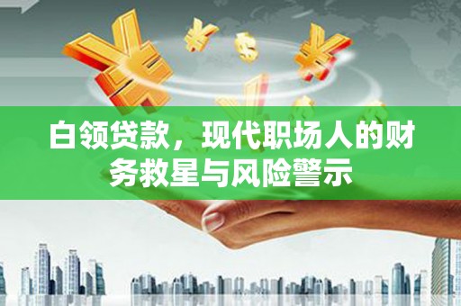 武清白领贷款，现代职场人的财务救星与风险警示