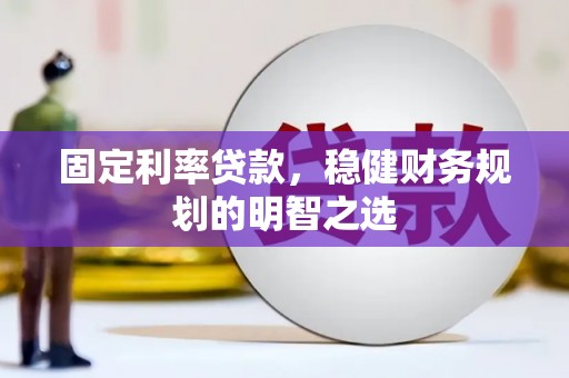 武清固定利率贷款，稳健财务规划的明智之选