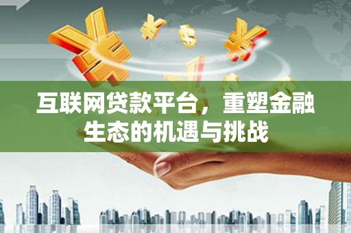 武清互联网贷款平台，重塑金融生态的机遇与挑战