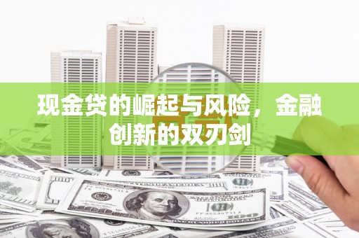 武清现金贷的崛起与风险，金融创新的双刃剑