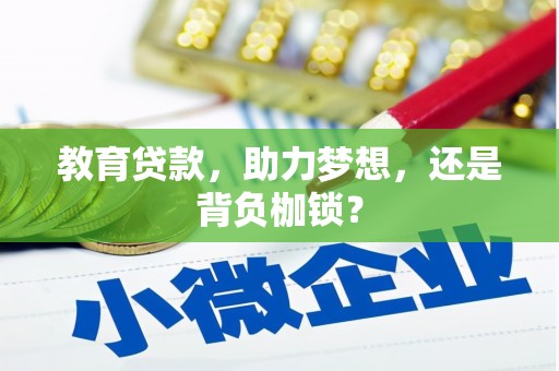 武清教育贷款，助力梦想，还是背负枷锁？