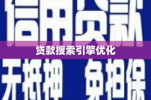 武清贷款搜索引擎优化
