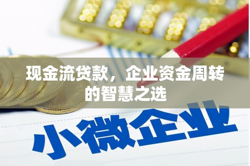 武清现金流贷款，企业资金周转的智慧之选