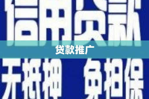 武清贷款推广