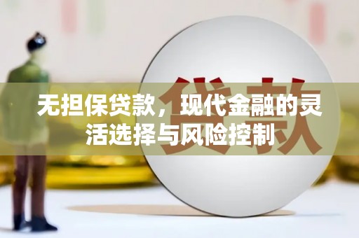 武清无担保贷款，现代金融的灵活选择与风险控制