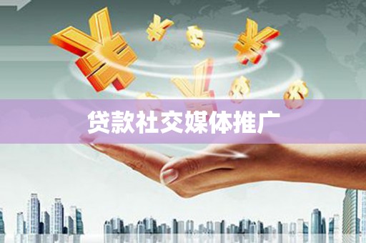 武清贷款社交媒体推广