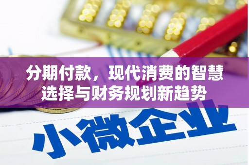 武清分期付款，现代消费的智慧选择与财务规划新趋势