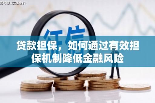 武清贷款担保，如何通过有效担保机制降低金融风险