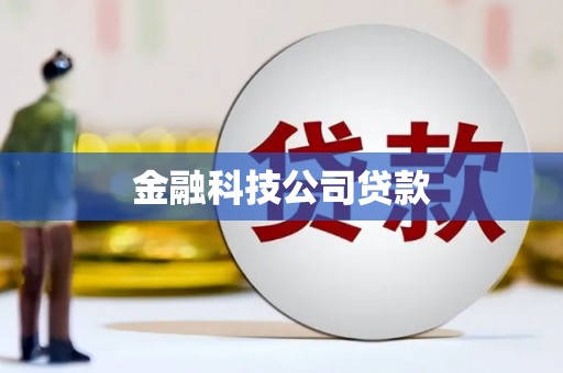 武清金融科技公司贷款