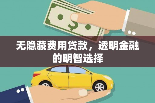 武清无隐藏费用贷款，透明金融的明智选择