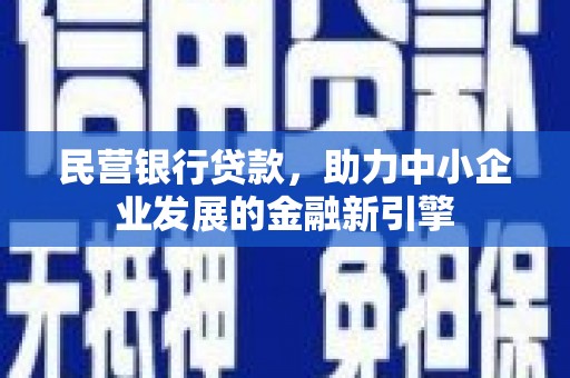 武清民营银行贷款，助力中小企业发展的金融新引擎