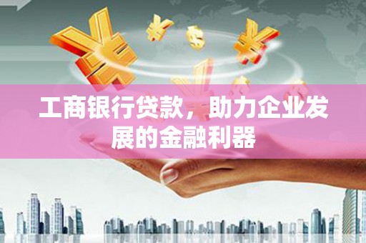 武清工商银行贷款，助力企业发展的金融利器