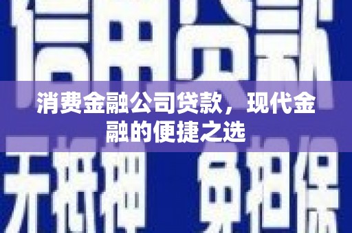 武清消费金融公司贷款，现代金融的便捷之选