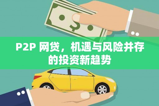 武清P2P 网贷，机遇与风险并存的投资新趋势