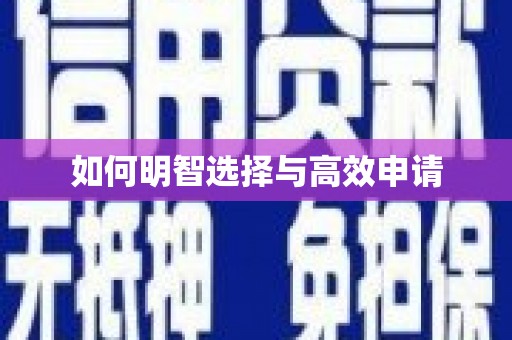 武清如何明智选择与高效申请