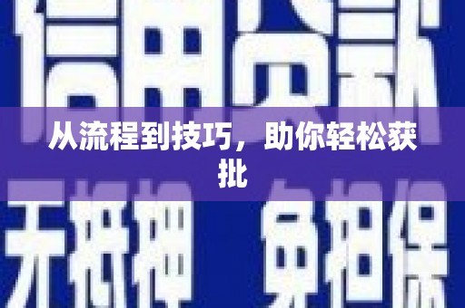 武清从流程到技巧，助你轻松获批