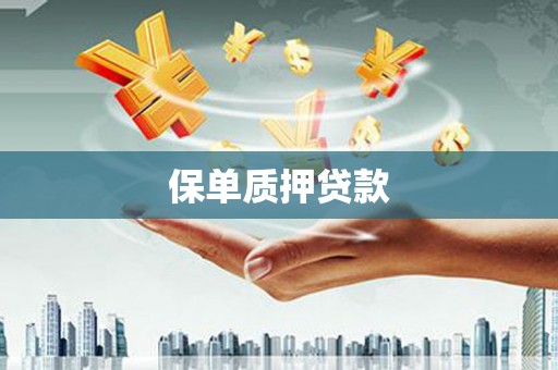 武清保单质押贷款