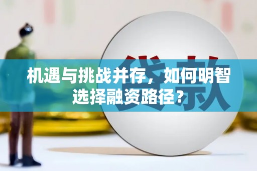 武清机遇与挑战并存，如何明智选择融资路径？