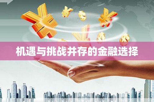 武清机遇与挑战并存的金融选择