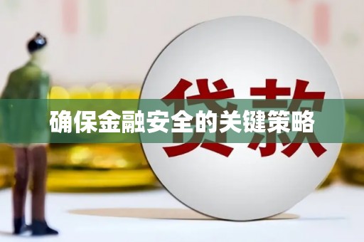 武清确保金融安全的关键策略