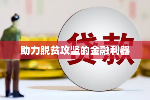 武清助力脱贫攻坚的金融利器