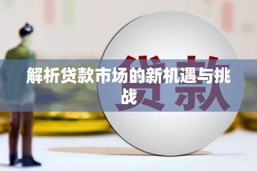 武清解析贷款市场的新机遇与挑战