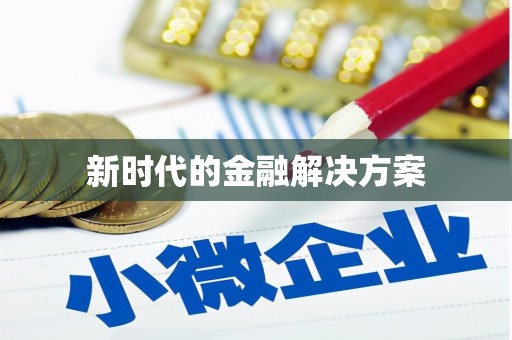 武清新时代的金融解决方案